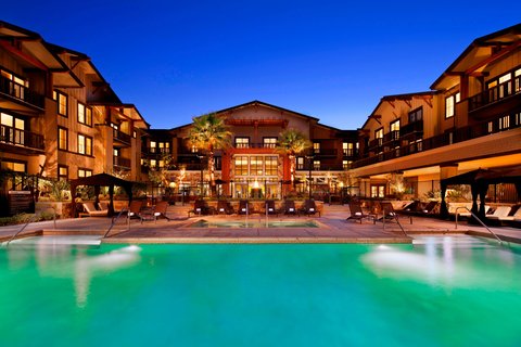 Heated outdoor saltwater pool