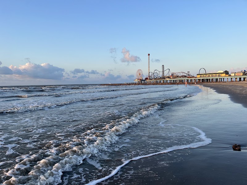 Galveston Seawall in Galveston