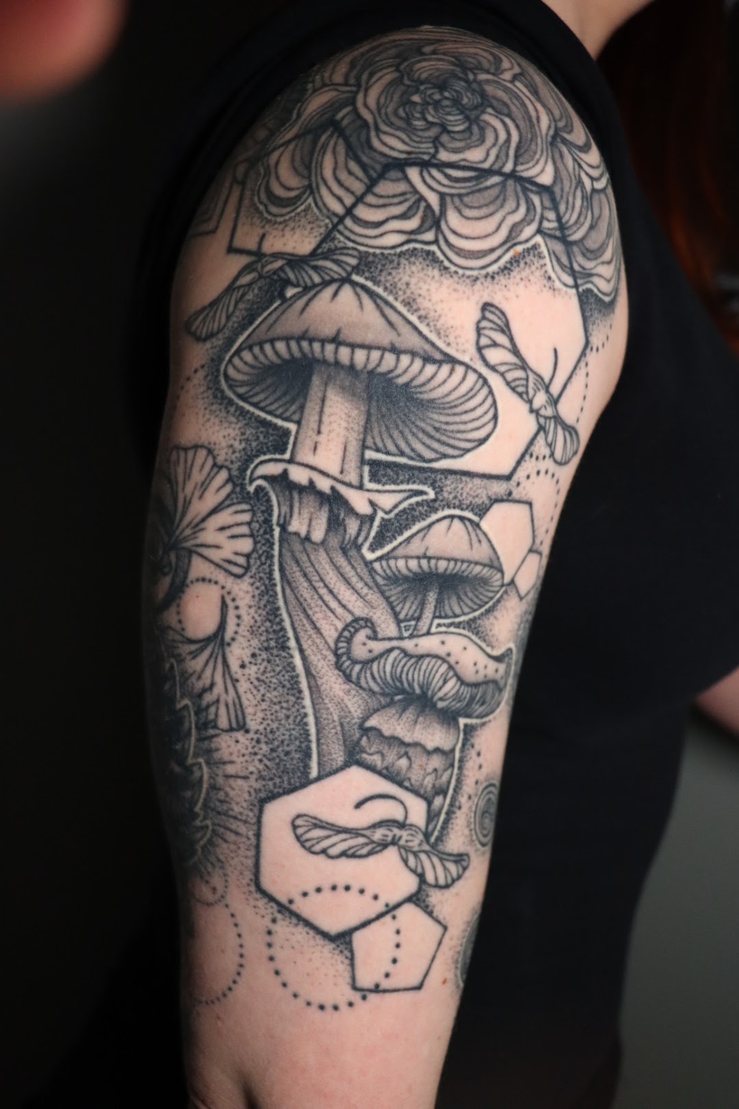 Golden Ginkgo Tattoo tattoo work — photo 3
