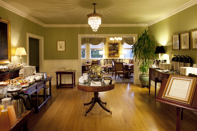Complimentary breakfast buffet and evening wine reception
