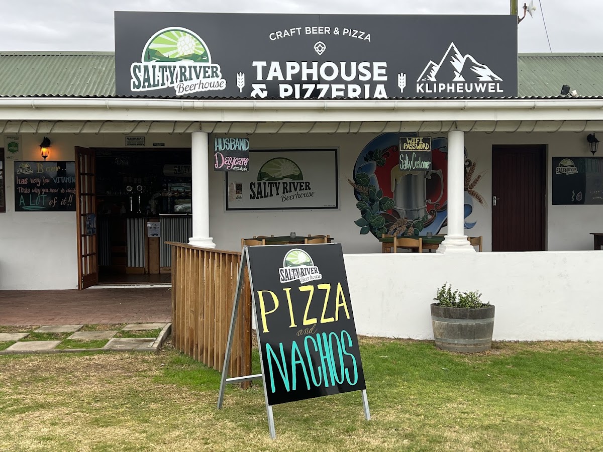 Salty River Beer House restaurant in Glentana, Garden Route