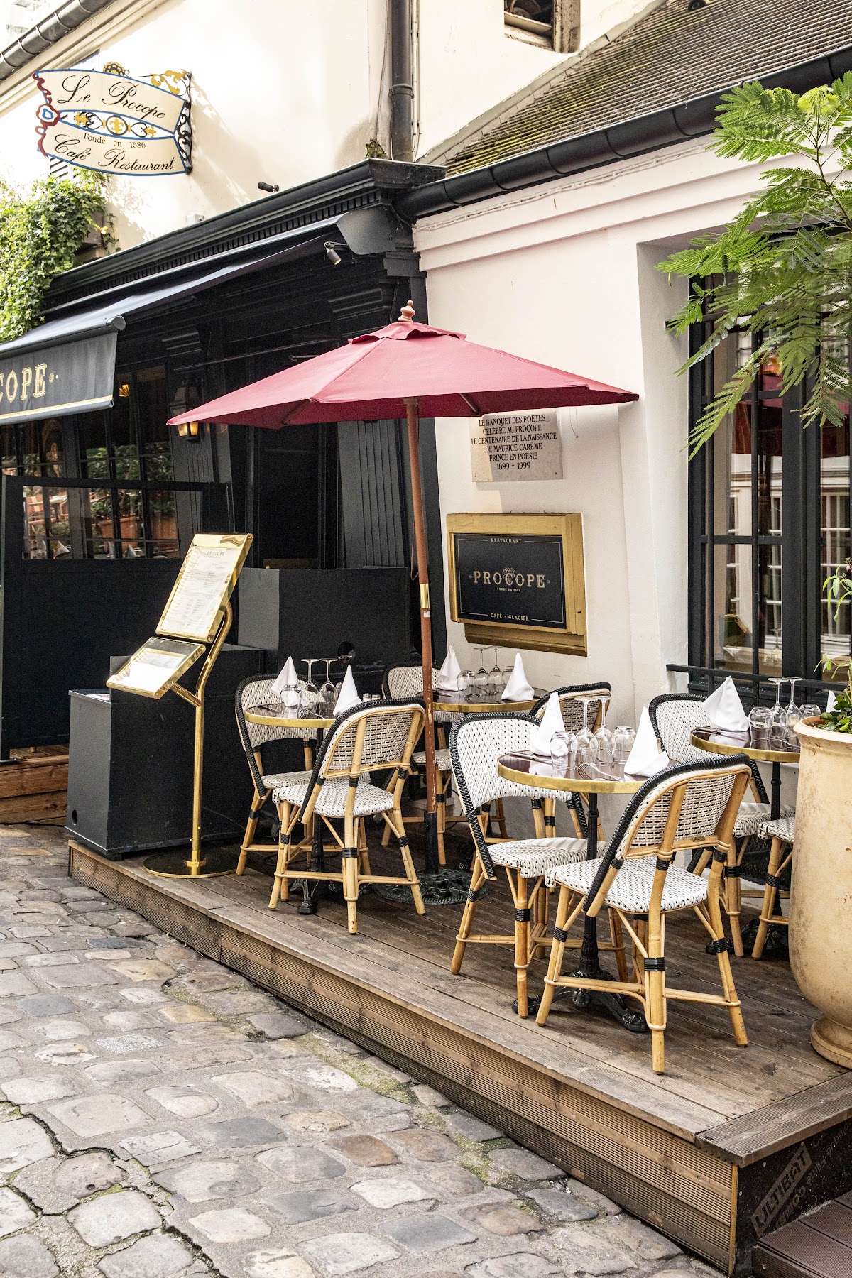 Le Procope, vue extérieure