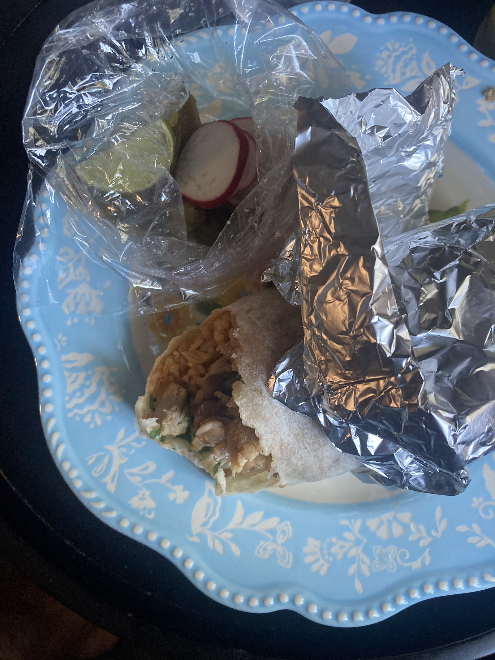 Cooking station at Tacos El Charrito