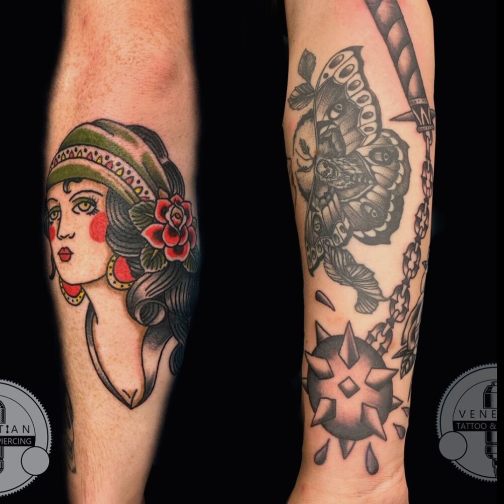 Katy Piercing and Tattoo at Venetian tattoo work — photo 2