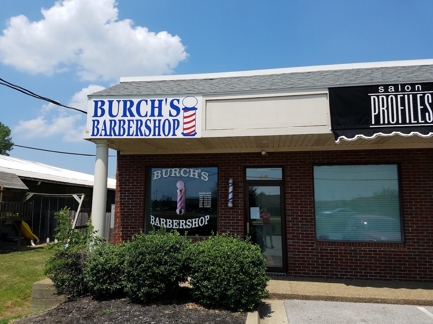 Burch's Barber Shop interior