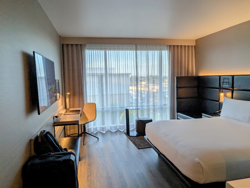 Modern, spacious suites with balconies