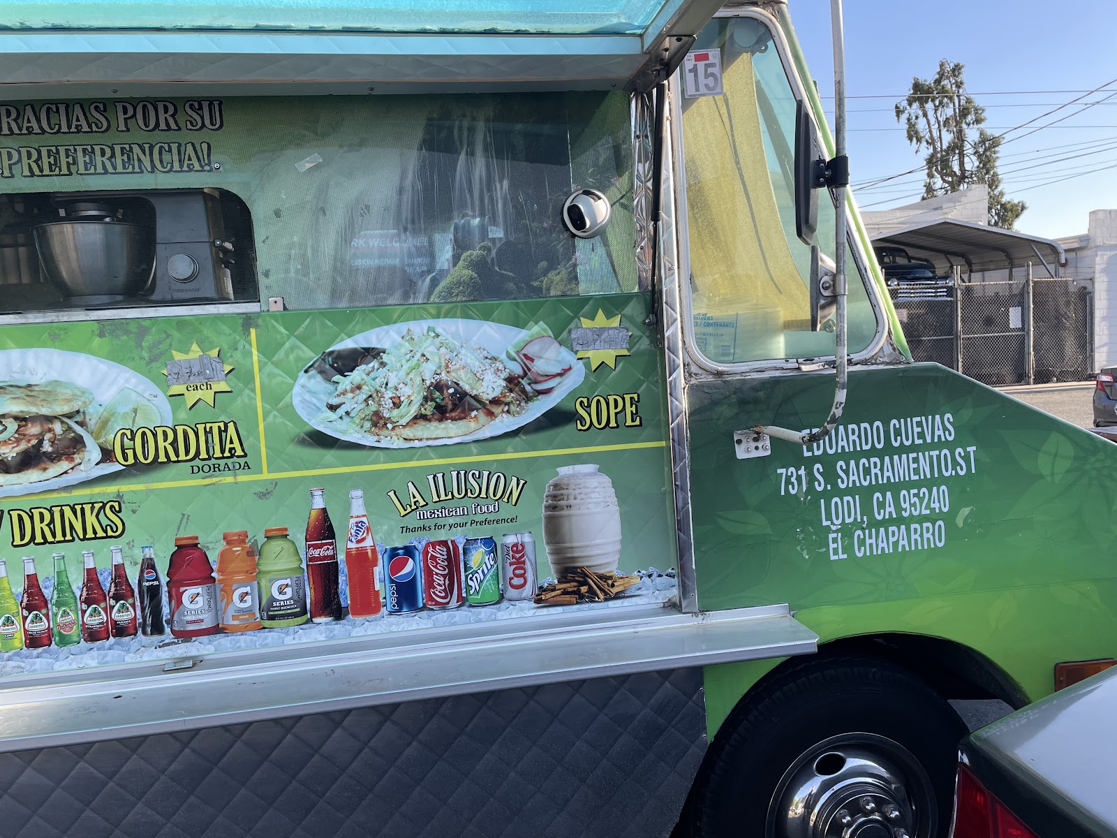 A plate from Tacos El Chaparro in Lodi