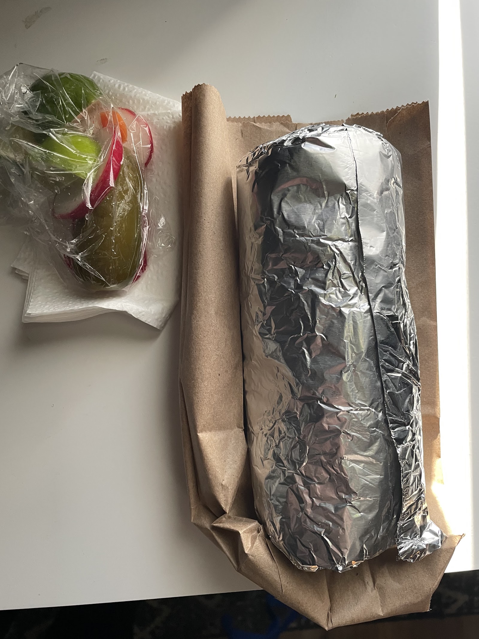 Hot food off the line