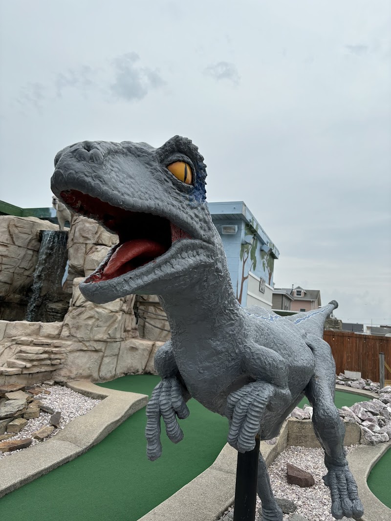 Jurassic Adventure Golf banner