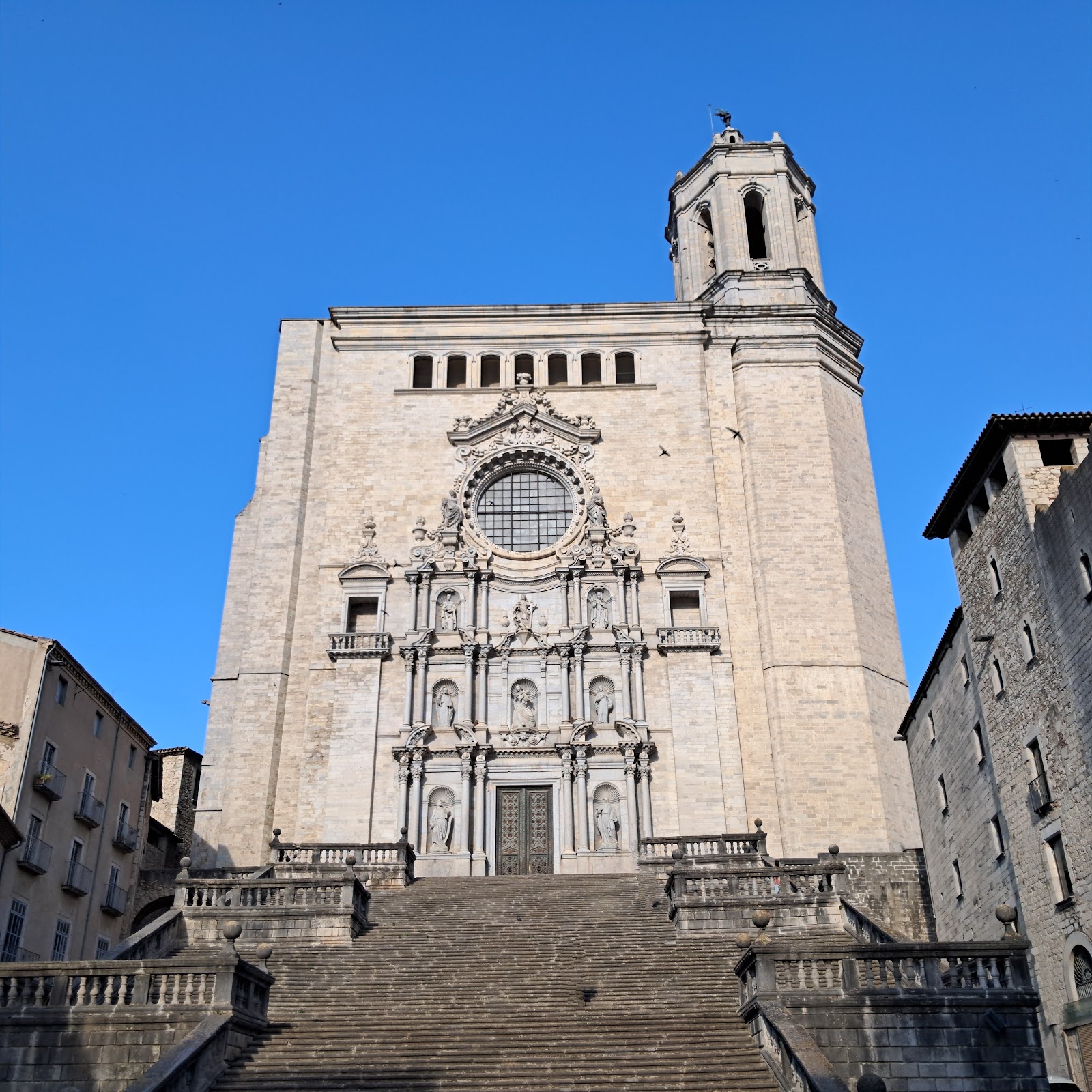 Girona Cathedral stairs