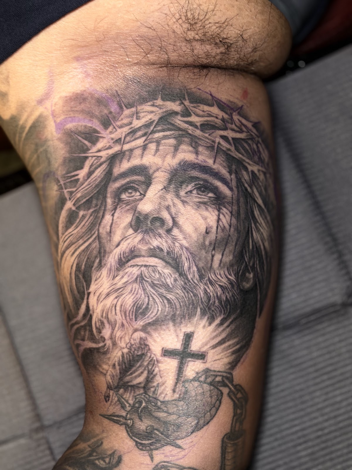 9 Line Tattoo tattoo work — photo 3