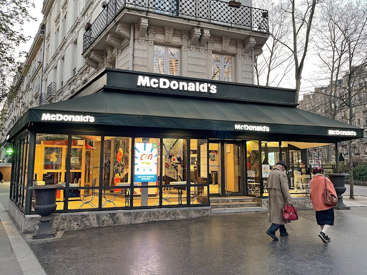 McDonald's, vue extérieure