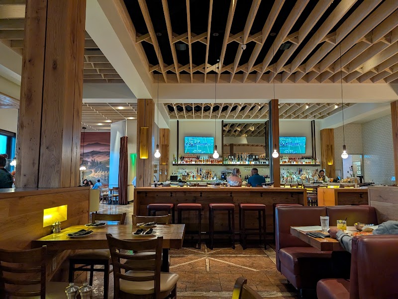 Classy, spacious interior with ambient lighting