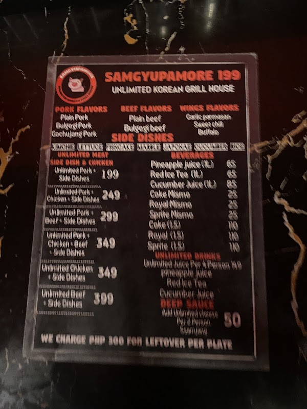 Samgyupamore199 Korean Grill House Lower Bicutan Taguig Branch