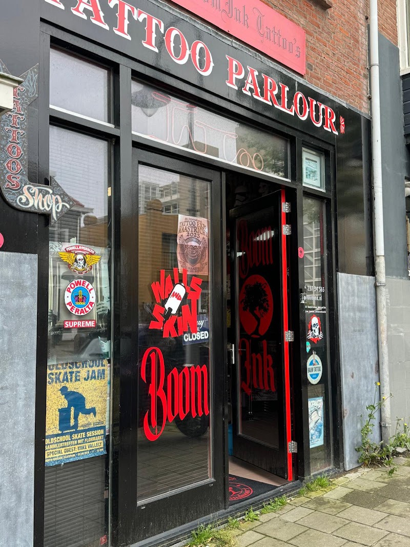 Boomink Tattoo’s walls and skin