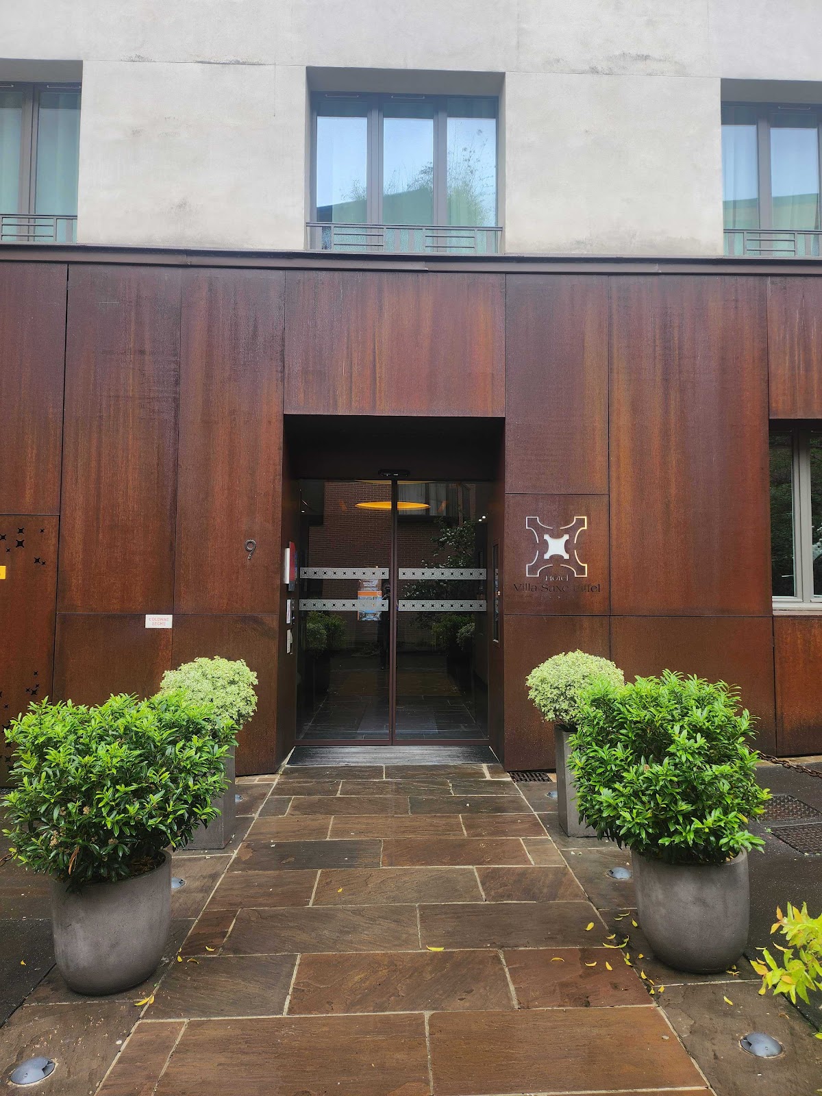 Hôtel Villa Saxe Eiffel, vue extérieure