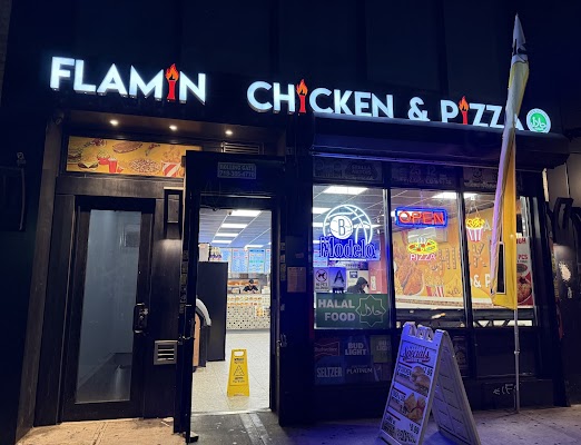 Flaming Chicken & Pizza