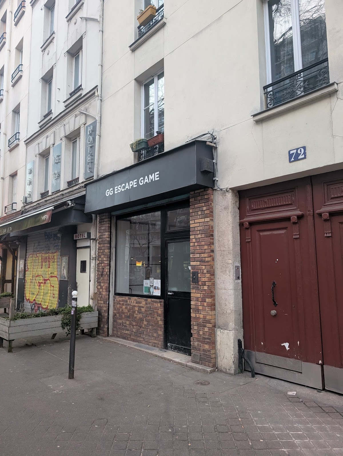 GG Escape Game, vue extérieure