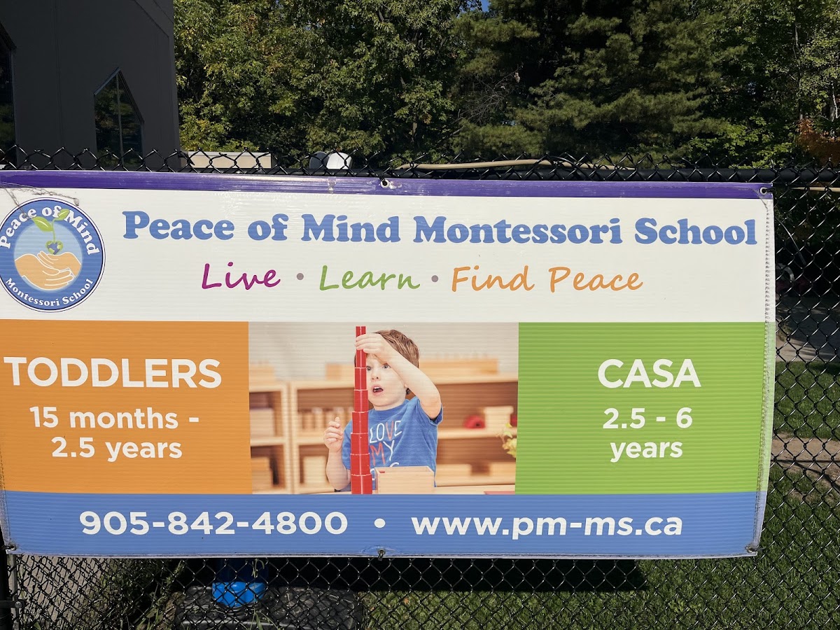 Exterior photo of Peace Of Mind Montessori School