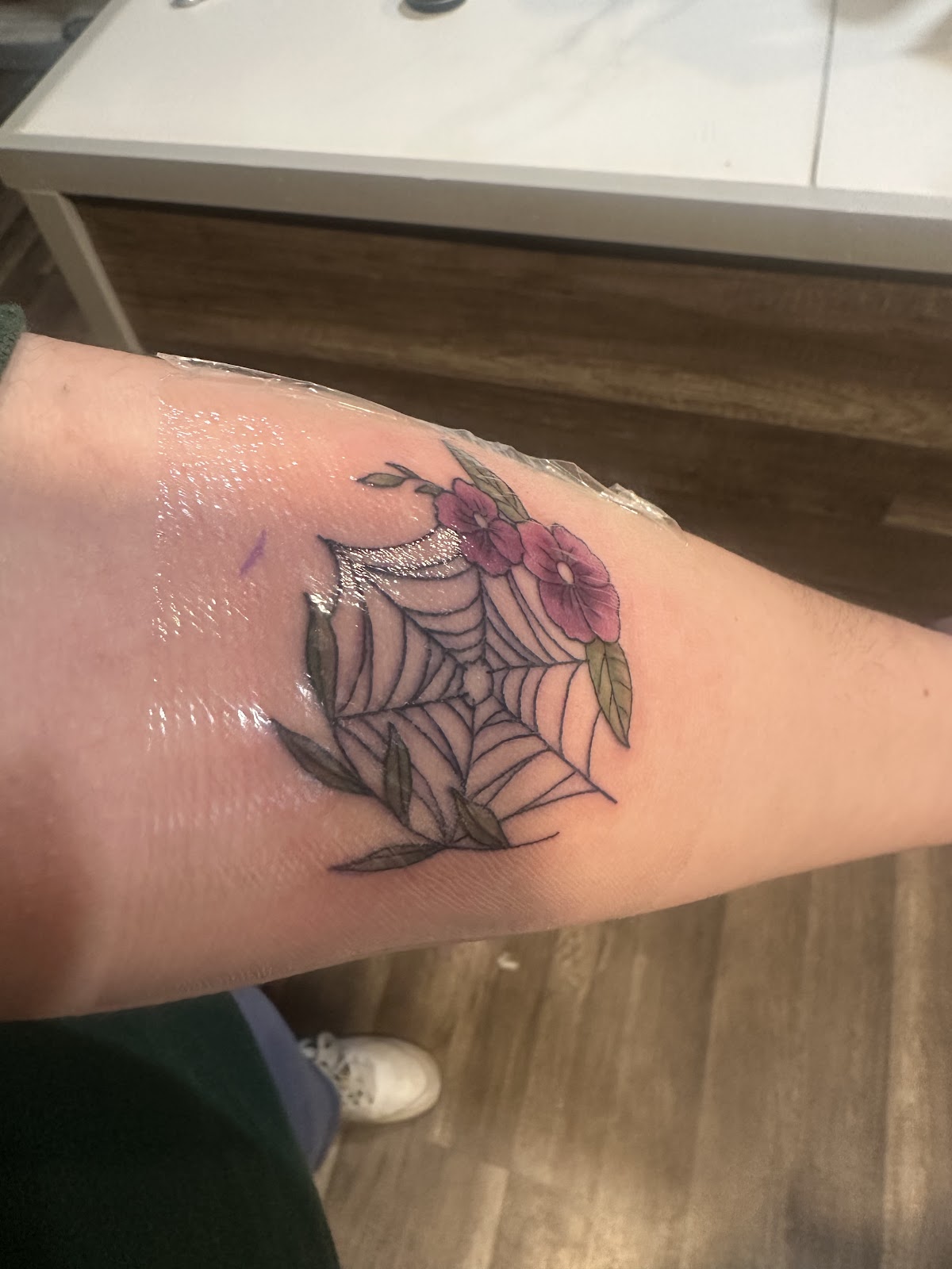 Teal Tiger Tattoo tattoo work — photo 2