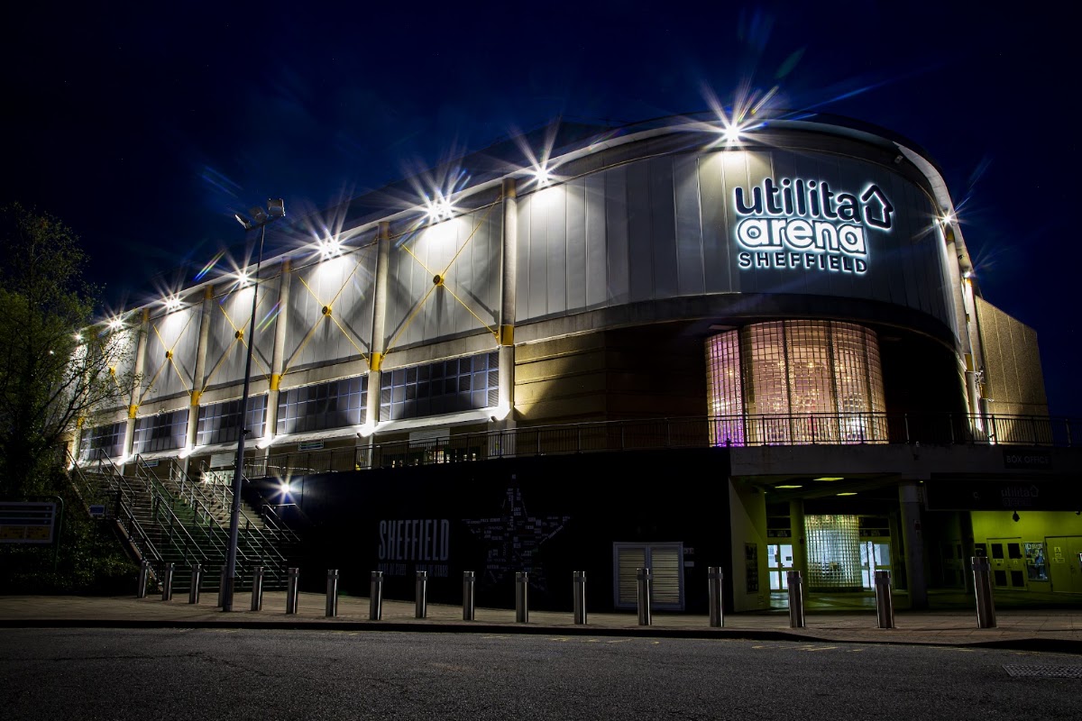 Utilita Arena Sheffield exterior — Sheffield, United Kingdom