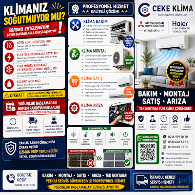 Mitsubishi Klima Yetkili Servisi - Klima Servisi