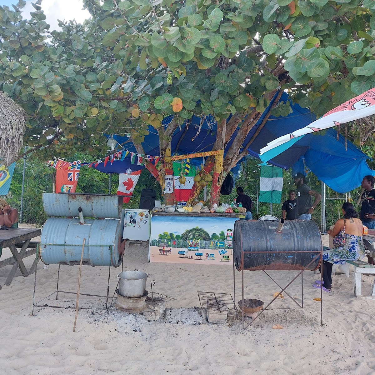 Flag City Seafood & Grill in jamaica