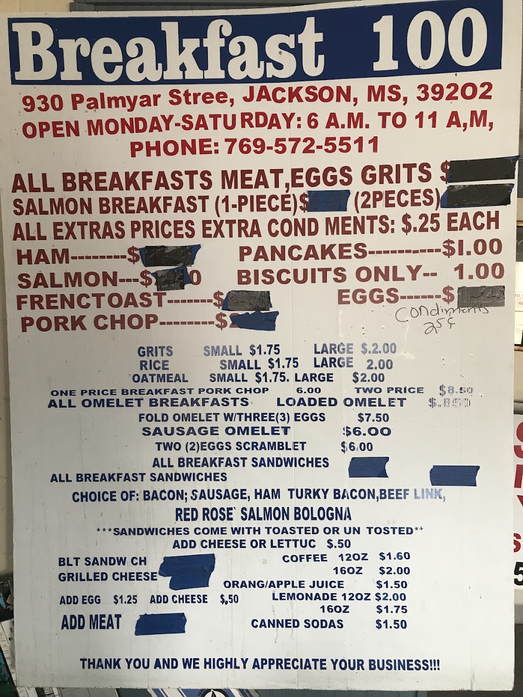 Breakfast 100 LLC