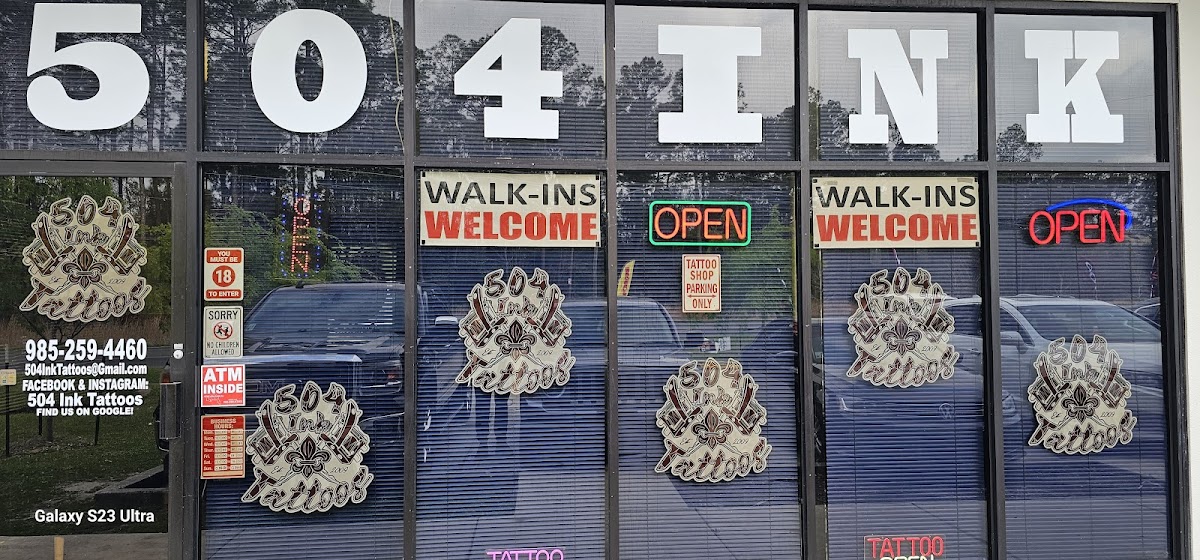 504 Ink Tattoos — tattoo studio near Slidell