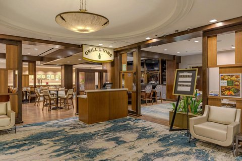 In-house Starbucks and American eatery
