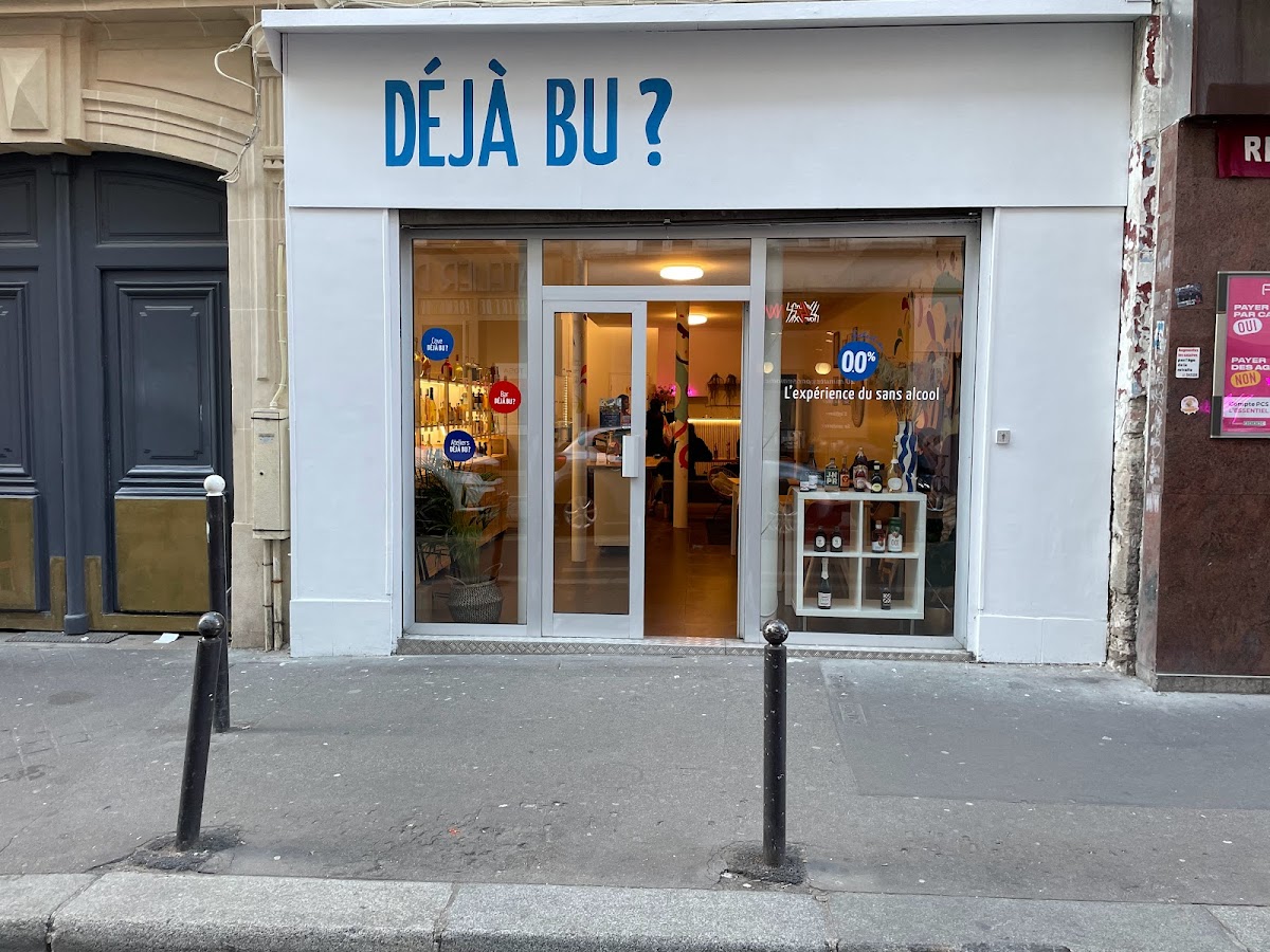 Déjà bu ? Cave & Bar sans alcool, vue extérieure