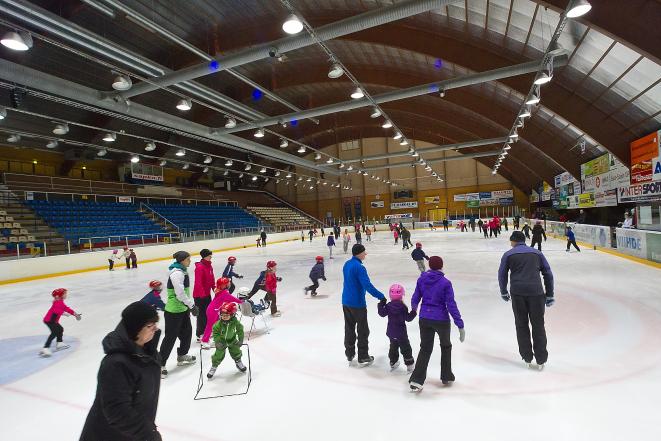 Talvisalo Ice Rink exterior — Savonlinna, Finland
