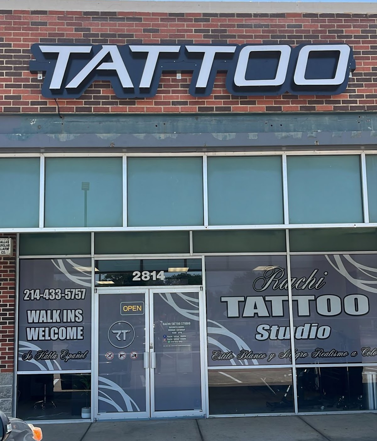 RACHI TATTOO STUDIO tattoo parlor in Irving, TX