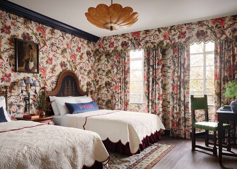 Quirky, fun wallpaper and stylish rooms