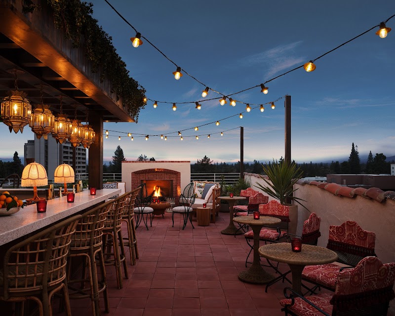 Rooftop with city views and casual drinks