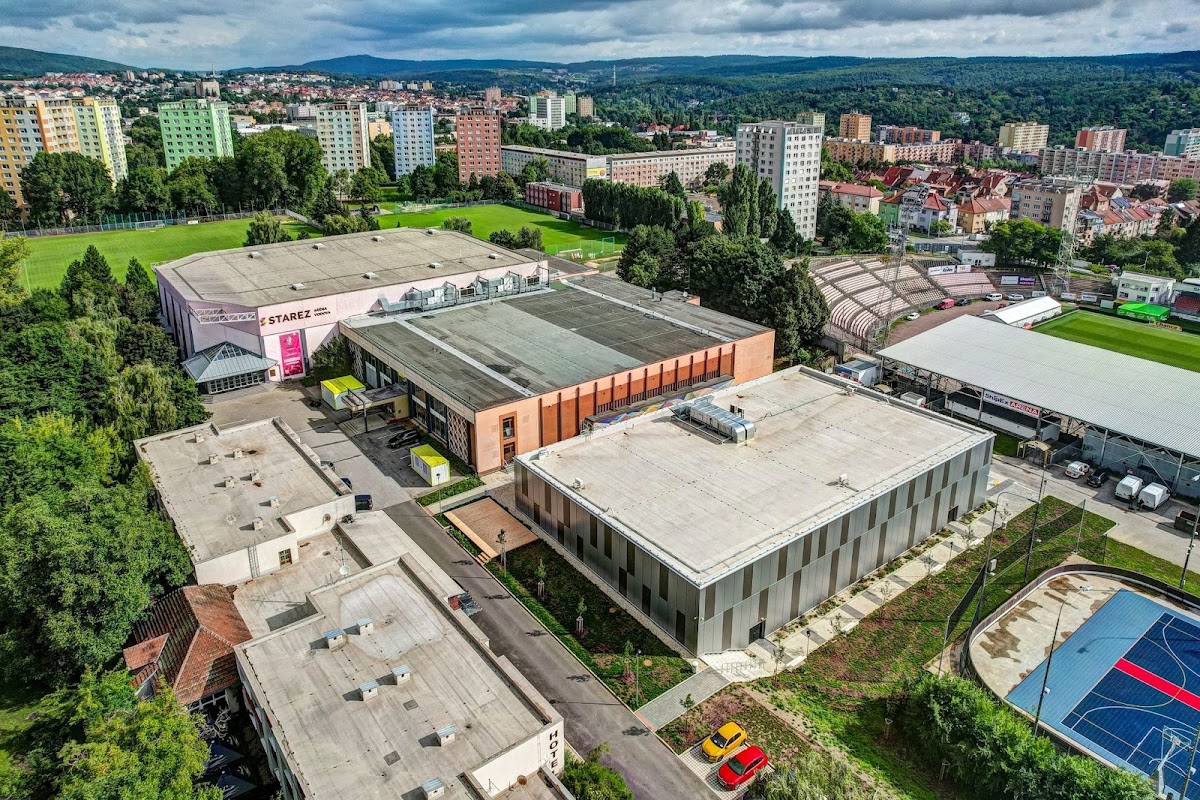 Sportovní hala Vodova (Brno) exterior — Brno, South Moravian, Czech Republic