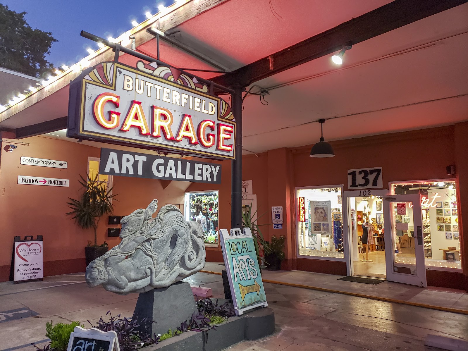 Butterfield Garage Art Gallery