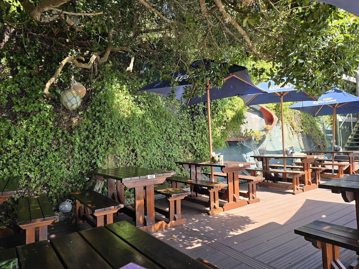 Featherbed Beach Bar restaurant in Knysna, Garden Route