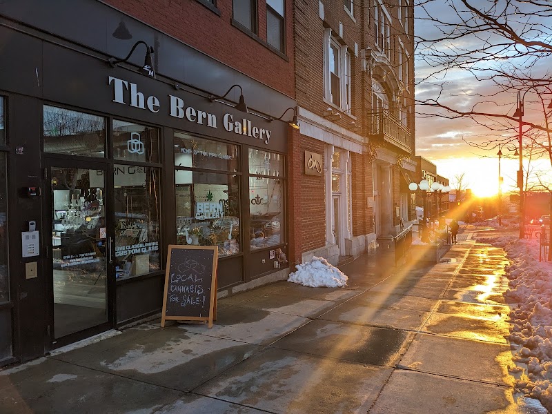 Video tour of Bern Gallery Weed Dispensary Burlington VT retail environment
