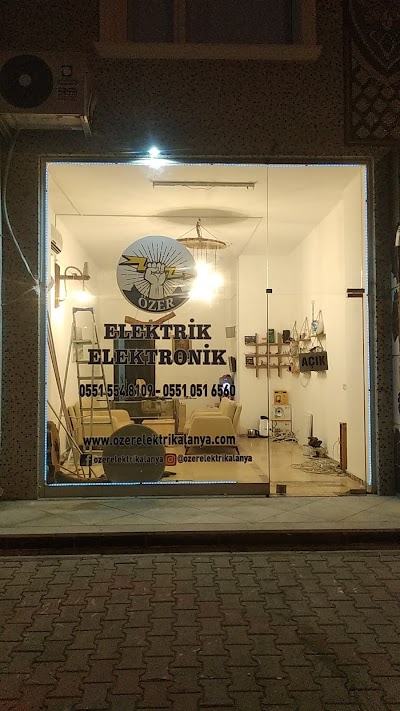 Özer Elektrik - Alanya Elektrikçi - Mahmutlar Elektrikçi - Profesyonel Hizmet - Elektrikçi