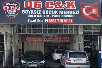 GÖÇÜK DÜZELTME ANKARA /ŞAŞMAZ 06 C&K BOYASIZ GÖÇÜK MERKEZİ DOLU HASARI PARK HASARI KAPORTA BOYA - Oto Servisi
