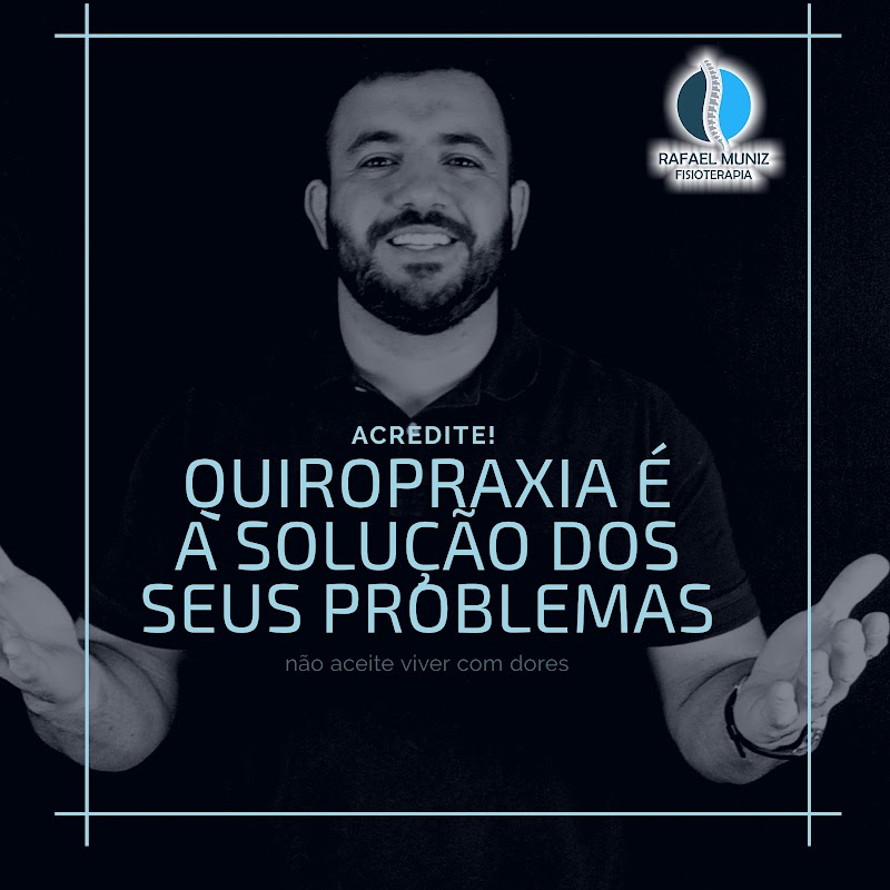 Foto de Quiropraxia Rafael Muniz fisioterapeuta Especialista em Coluna e Hérnia de Disco