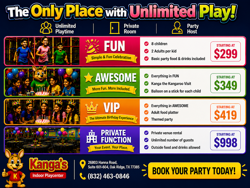 Kanga's Indoor Playcenter, The Woodlands photo 1
