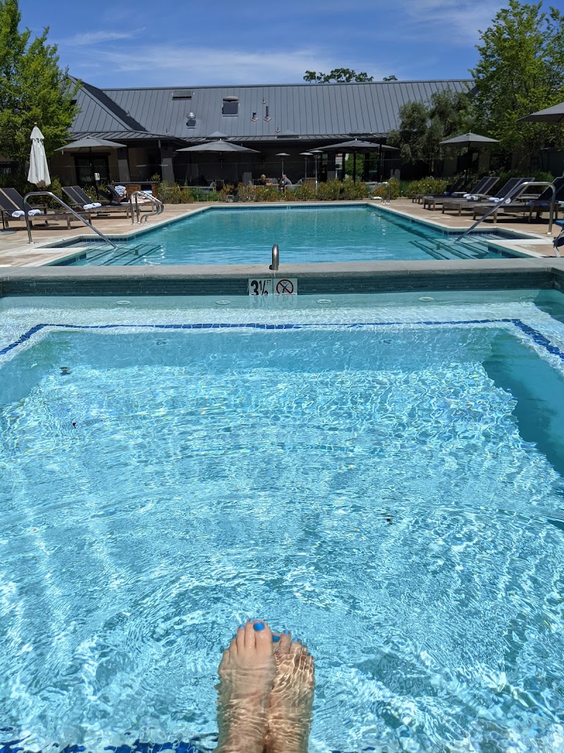 Heated pool and full-service spa