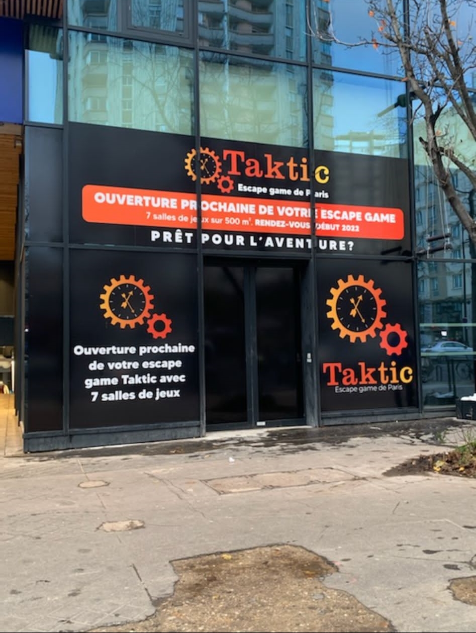 Taktic - Escape Game Paris 13, vue extérieure