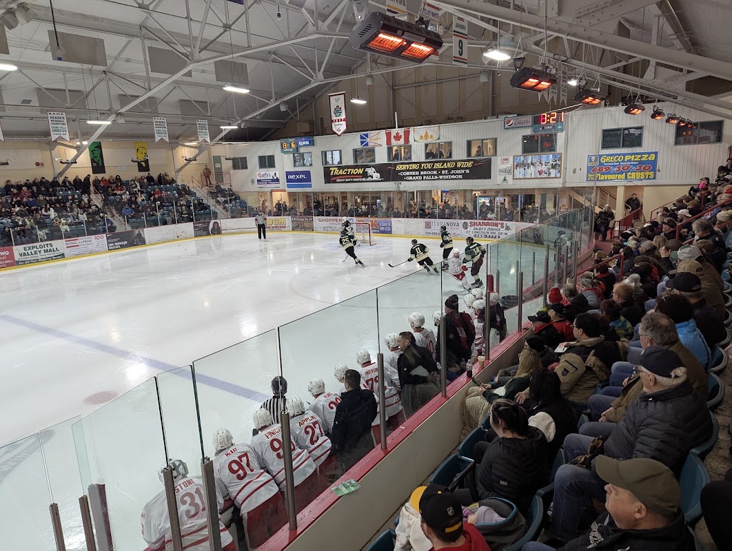 Joe Byrne Memorial Stadium exterior — Grand Falls-Windsor, Canada