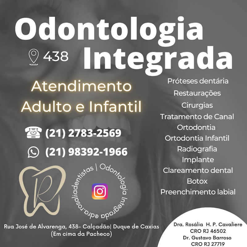 Dra. Rosália Cavaliere | Dentista | Alinhador invisivel | Odontologia Integrada | Duque de Caxias