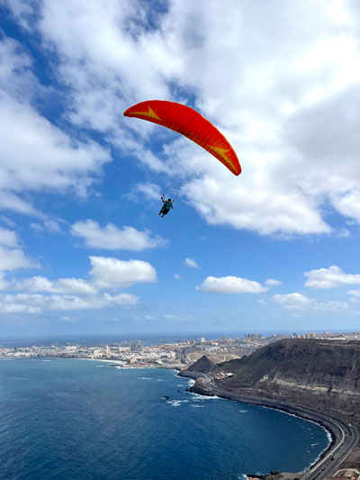 Paragliding in Arguineguín