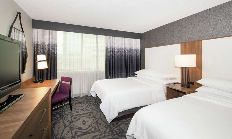 All-suite layout with separate living areas