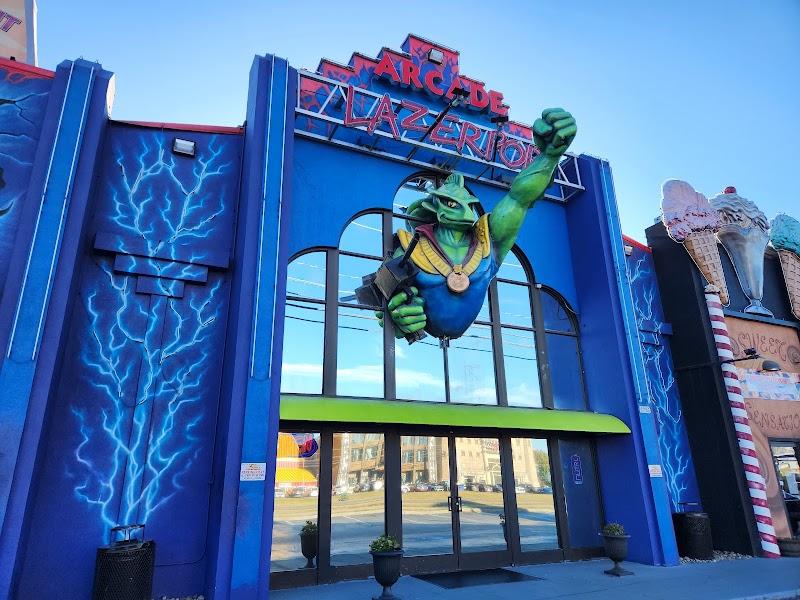 Lazerport Fun Center banner